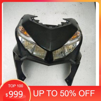 cover body tameng depan lampu depan vario 125 150 led old 2015 2016 2017 hitam doff