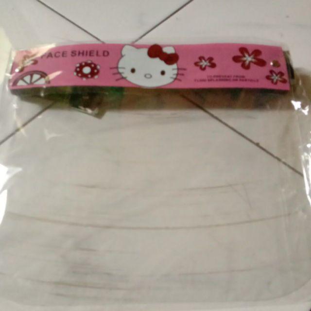 Faceshield Motif Hello Kitty