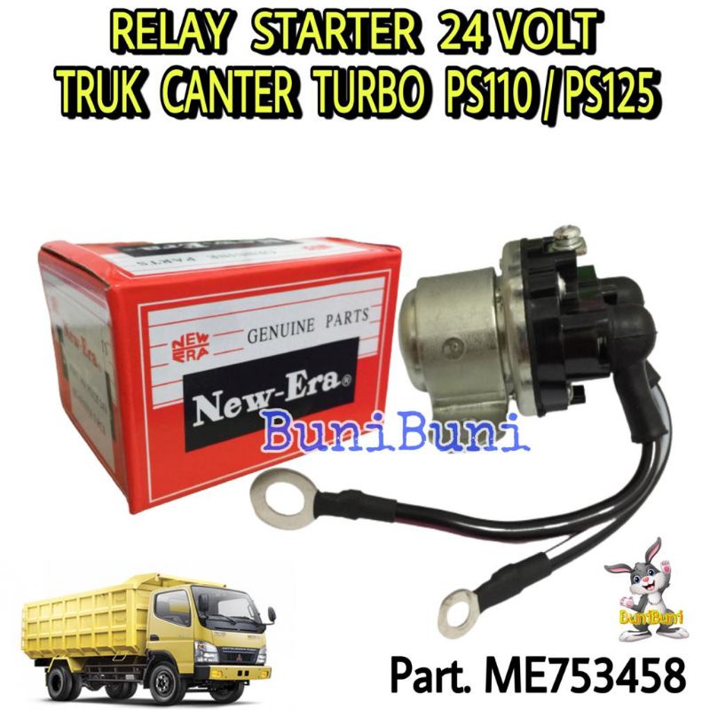 Relay STARTER / Stater 24V Untuk Mobil Truk CANTER Turbo PS110 / PS125 / PS136