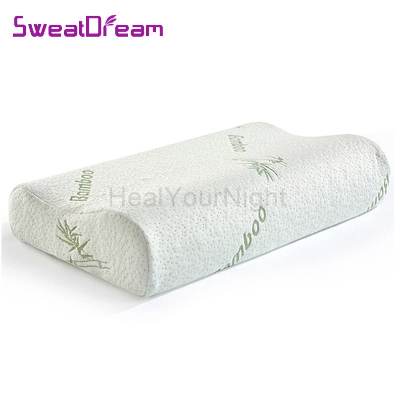 GS8 Bantal Orthopedic Memory Foam Slow Rebound Bamboo Fiber SD600 SweatDream White