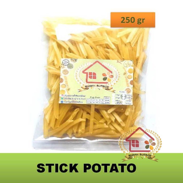 

(250gr) POTATO STICK Mentah Kerupuk Potato Seperti French Fries Potato Kerupuk Kentang Mentah