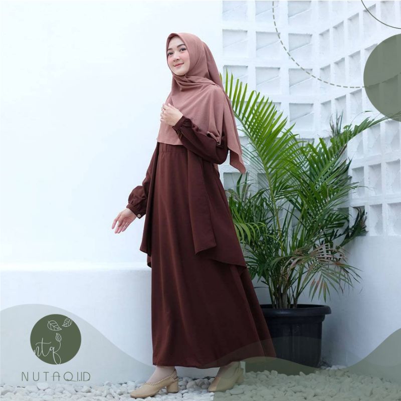 Aulia Maxi Dress Bahan Wolfis Premium Quality