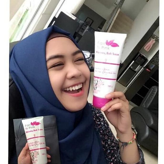 Perawatan Tubuh Fair N Pink \\U002F Fairnpink Whitening Body Serum 160Ml \\U002F Original 100% Ampuh |