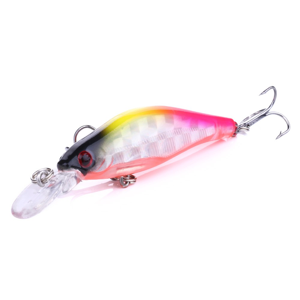 Hengjia 8pcs/set Minnow Umpan Pancing  Memancing Swimbait Fishing Lure Tackle