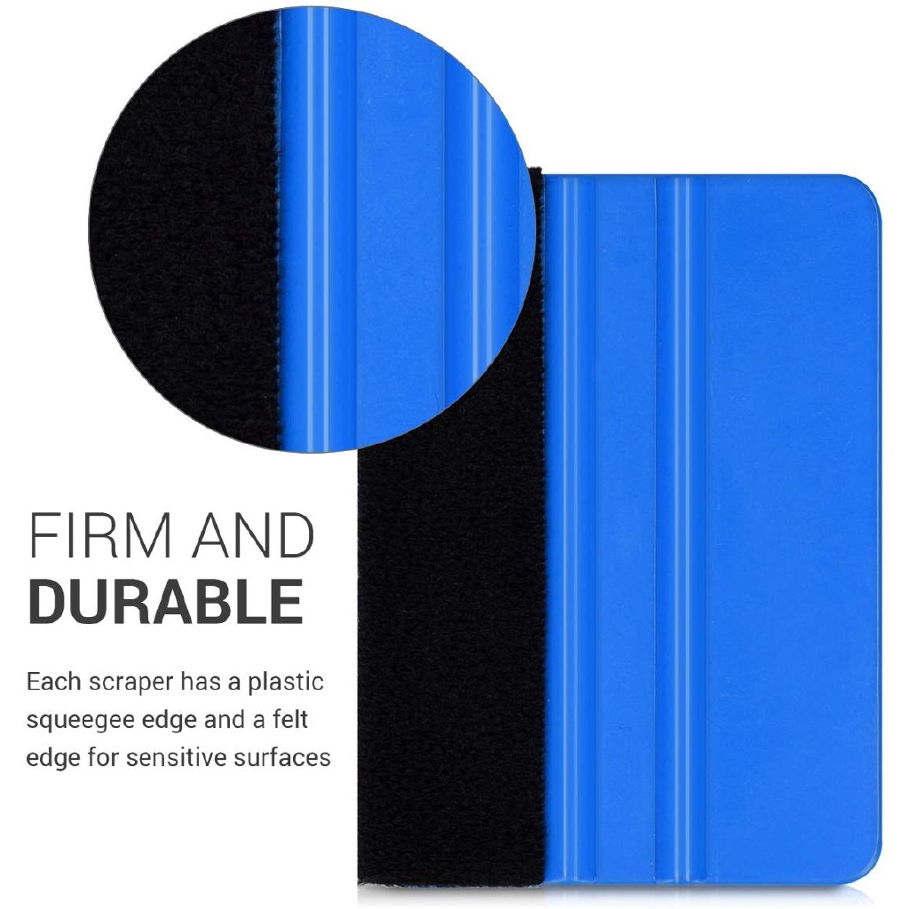 Plastik Felt Edge Squeegee Soft Felt Edge Scraper Alat Aplikasi Warna Jendela, Squeegee Mobil Decal Bungkus Vinyl Lembut