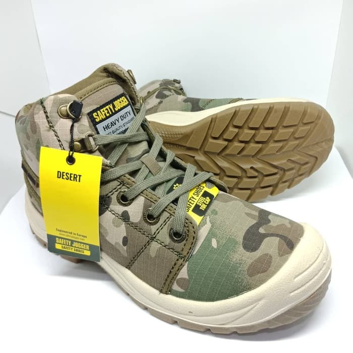  Sepatu  Safety  Jogger  Dessert 011 S1P Multi Army Shopee  