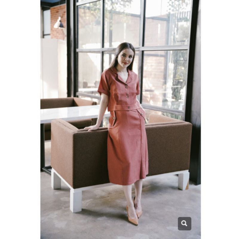 Maven Set Jiro Top Midori Skirt in Rosedawn