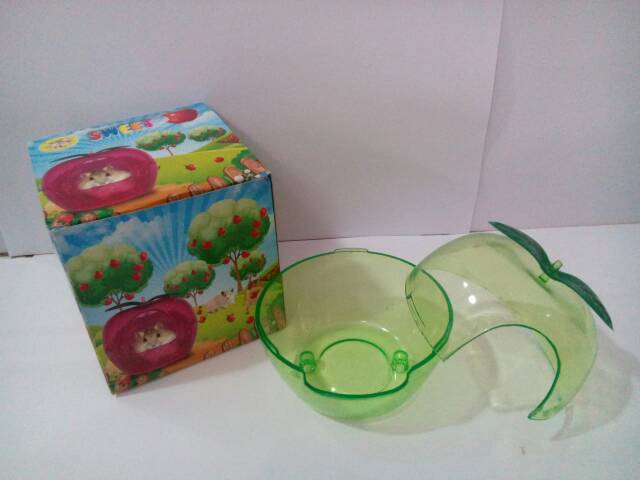 Tempat mandi hamster apple