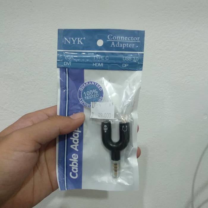 konektor Audio Splitter NYK 1-2  | ITECHBALI