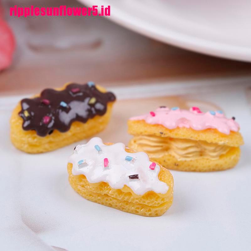 3pcs Miniatur Roti Untuk Rumah Boneka