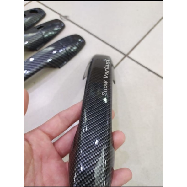 Handle cover pegangan pintu rocky carbon