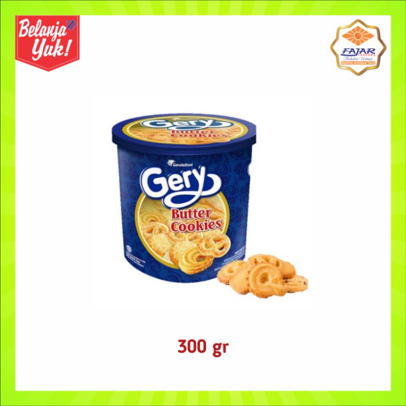 

Gery Butter Cookies 300gr - Kemasan Toples Biskuit Lebaran