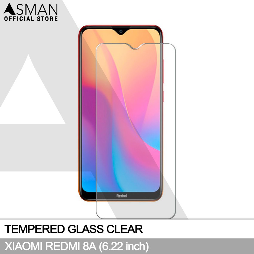 Tempered Glass Xiaomi Redmi 8A (6.22&quot;) | Anti Gores Pelindung Layar Kaca - Bening