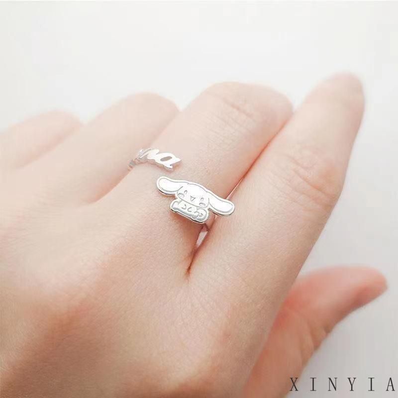 【COD】Cincin Model Terbuka Desain Kartun Melody Kuromi Untuk Hadiah Ulang Tahun / Hari Valentine