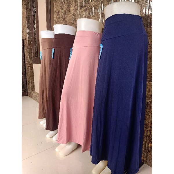 Rok payung jersy wanita // Rok jersy payung // Rok jersy murah //rok jumbo payung // bb 50-75kg-6