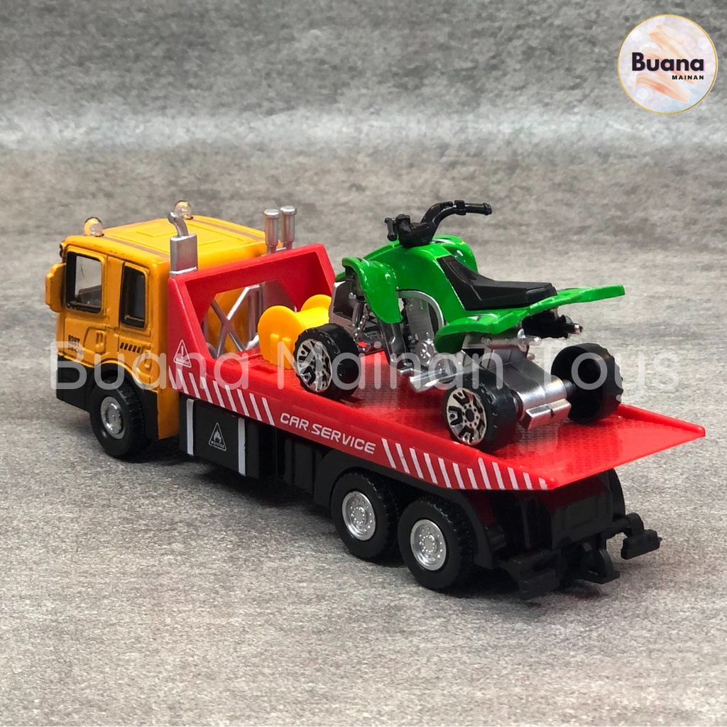 DIECAST TOW TRUCK MAINAN DIE-CAST TRUK DEREK KONSTRUKSI KENDARAAN MOBIL MOBILAN ANAKST251