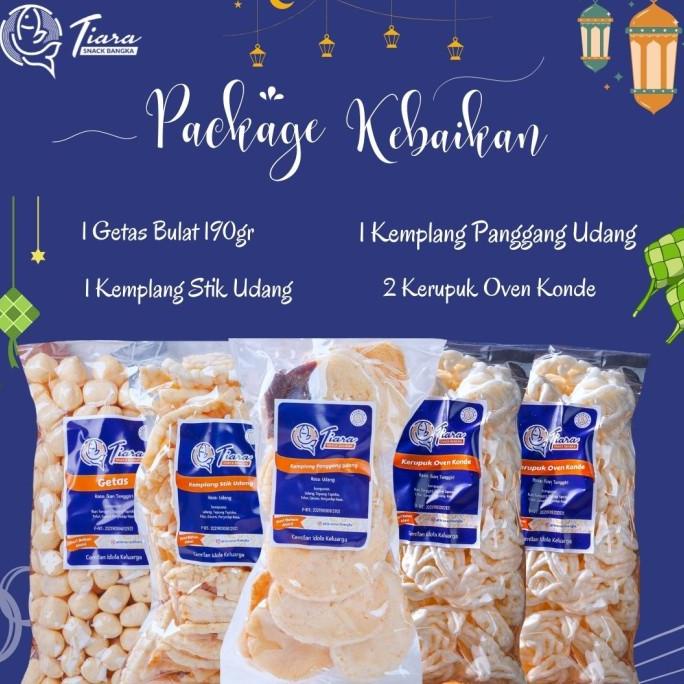 

Getas Bangka/Getas Tiara/Kemplang Kerupuk Oven/Tiara Snack Bangka