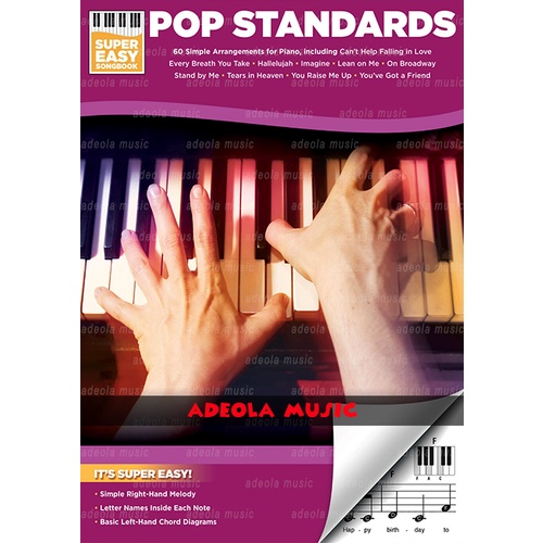 Buku Piano & Keyboard Pemula / (PFC-31) SUPER EASY PIANO – POP STANDARDS