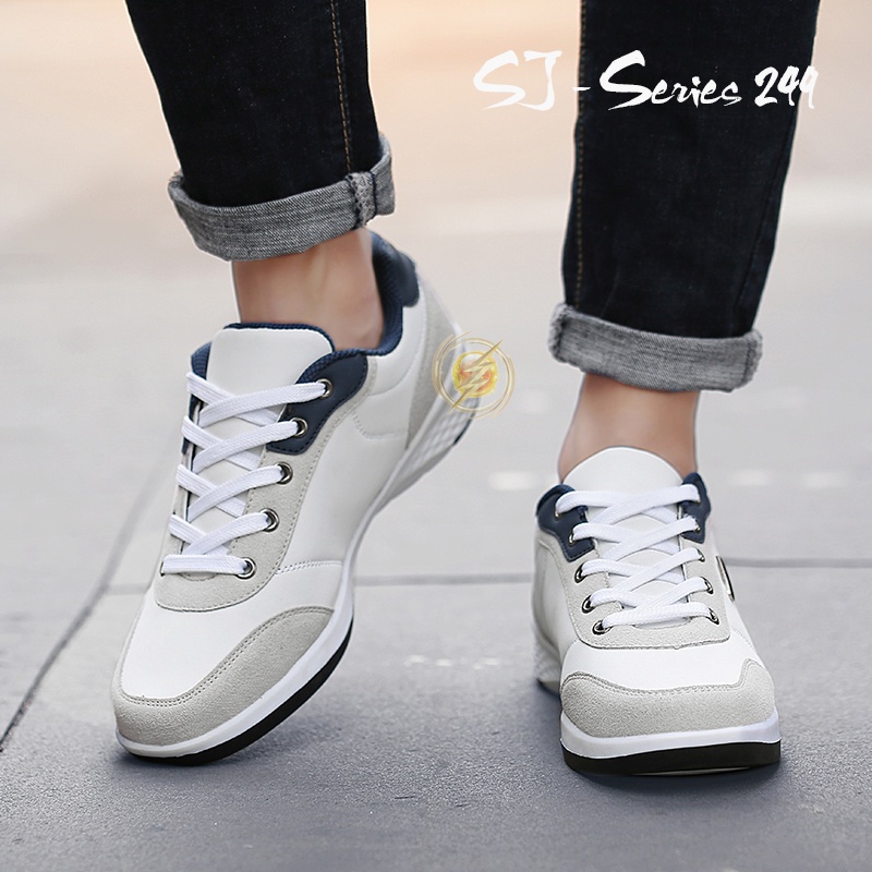 [MONA] (FREE BOX)  Sepatu Sneakers Pria Casual Trendy Kualitas Import Premium - 249