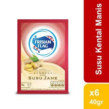 

FRISIAN FLAG Susu Bendera Kental Manis Jahe 6 Sachet x 40gr