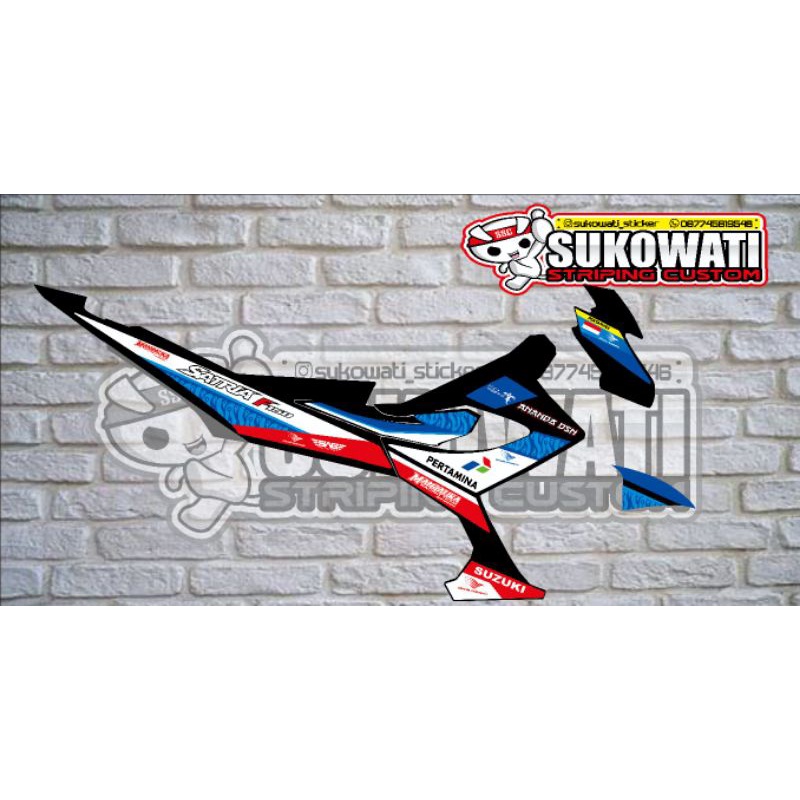 STRIPING SATRIA FU FL MANDALIKA