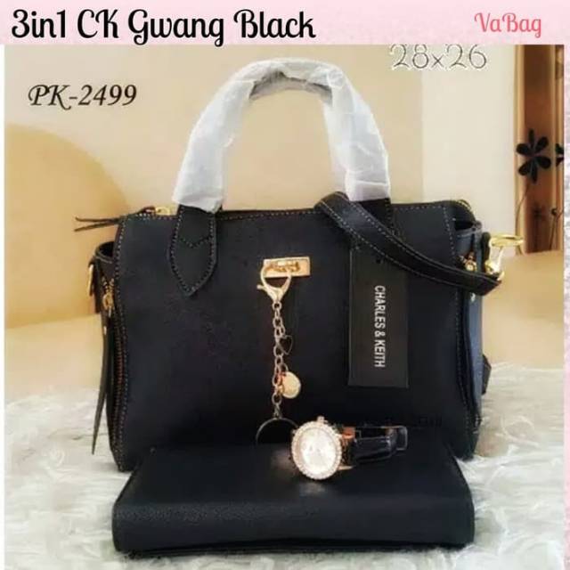 Paket tas wanita 3in1 ck gwang ready 3 warna set tas wanita