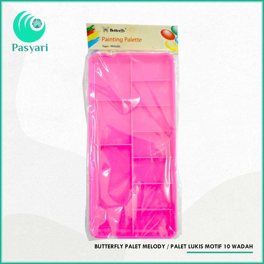 

Butterfly Palet Melody / Palet Lukis Motif 10 Wadah