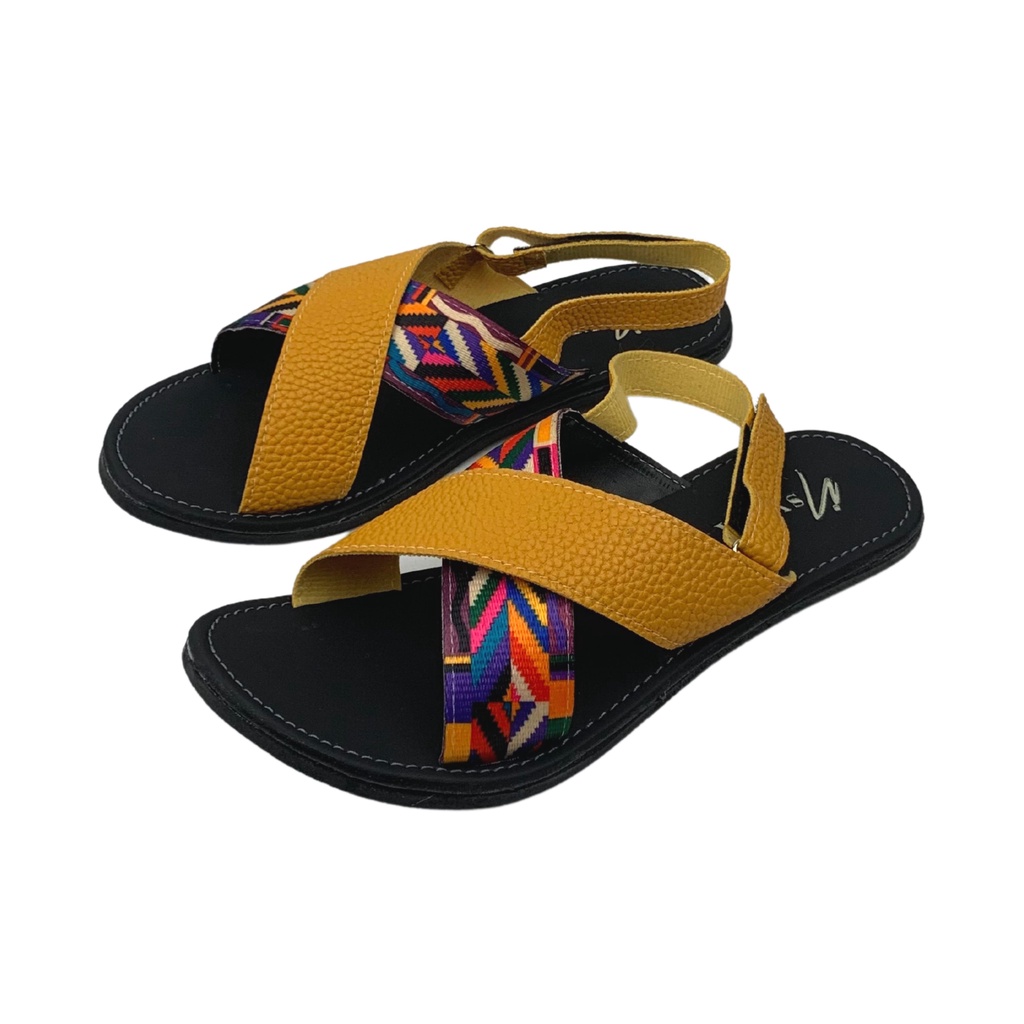 Insyira - Sandal Wanita Melina / Sandal Papirut Wanita Non Slip Alas Hitam / Sandal Wanita Talincang Lisban