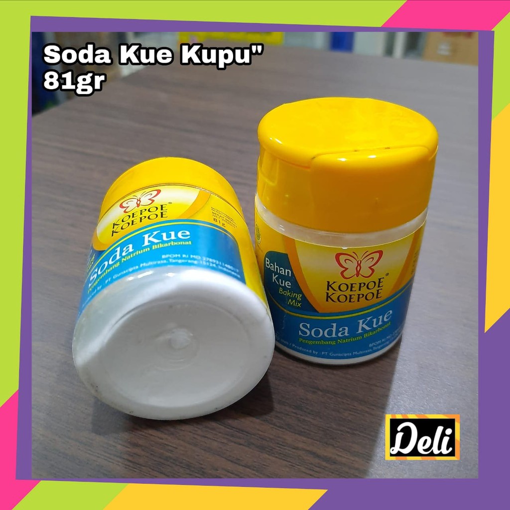 

Koepoe Soda Kue 81gr / Baking Soda Koepoe Koepoe 81gr