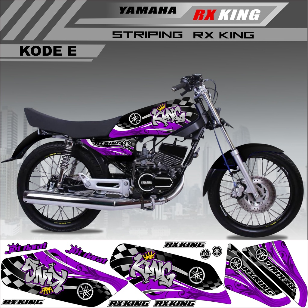 Sticker Striping Rx King Variasi Stiker Rx King Variasi Kode E