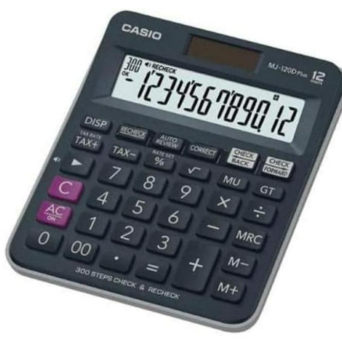 

BUKU & ALAT TULIS PERLENGKAPAN SEKOLAH & KANTOR CASIO MJ120D PLUS