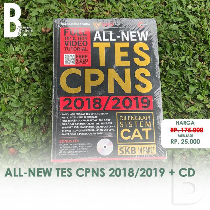 BUKU ALL-NEW TES CPNS 2018/2019 + CD