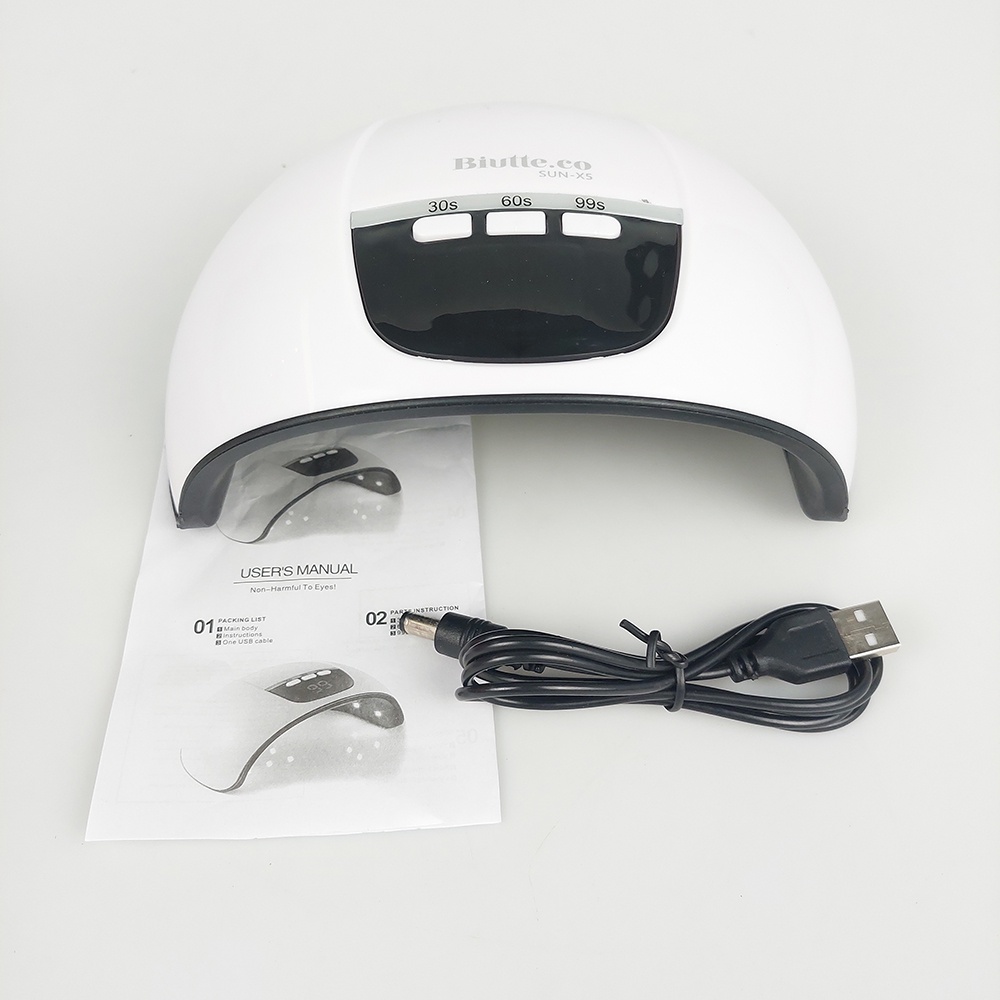 Pengering Kutek Kuku UV LED Nail Dryer 54 W - SUN-X5 - White