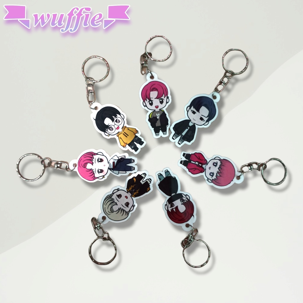 [BUKAN PO]  Gantungan Kunci Akrilik BTS/ Keychain Acrylic BTS V1