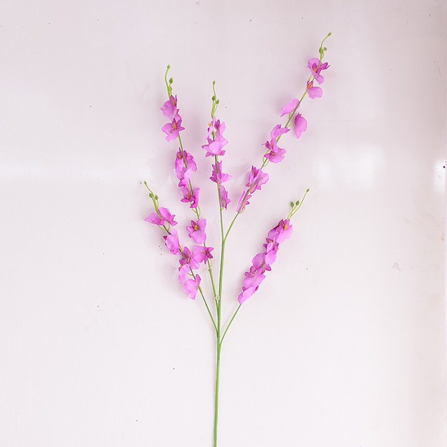 COD BUNGA ANGGREK  BUNGA  PLASTIK BUNGA ARTIFISIAL BUNGA PAJANGAN  IMITASI BUNGA HIASAN BT9012-UNGU MUDA