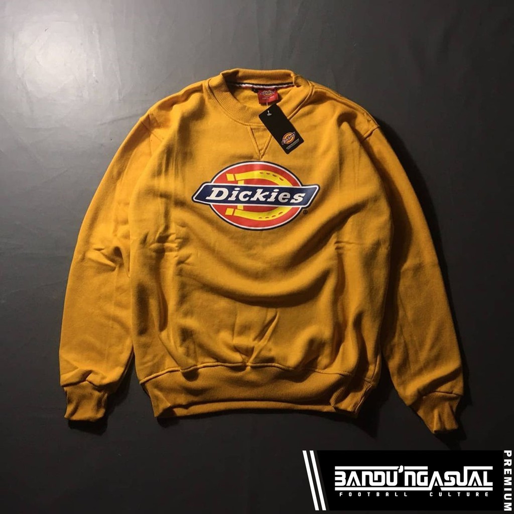 CREWNECK "DICKIES" LOGO (YELLOW)