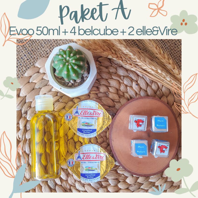 Paket MPASI MINI / Paket MPASI Casa di oliva UB elle vire Keju Belcube / Paket MPASI MURAH