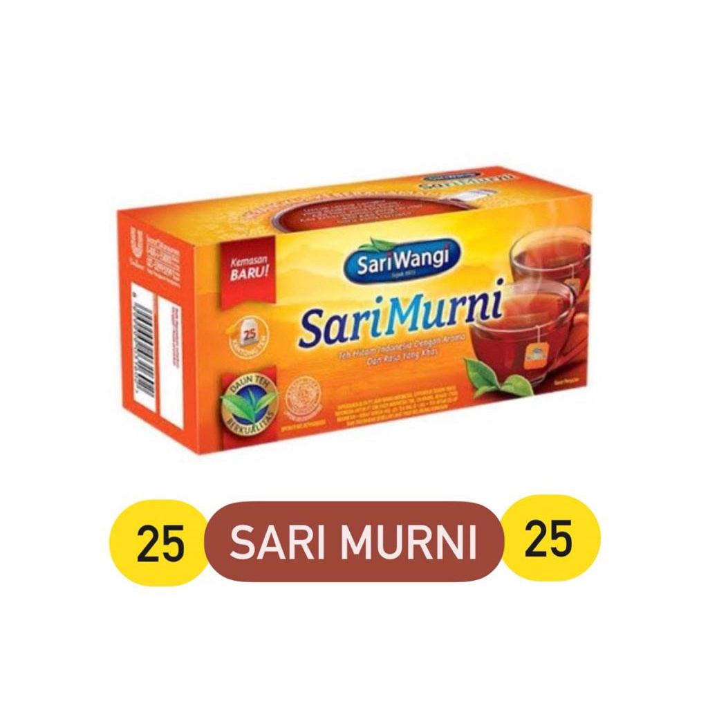 

SARIMURNI TEH CELUP ISI 25 PCS