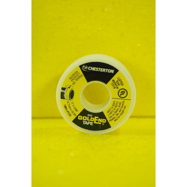 CHESTERTON 800 Seal tape chesterton GOLD END untuk pipa gas.