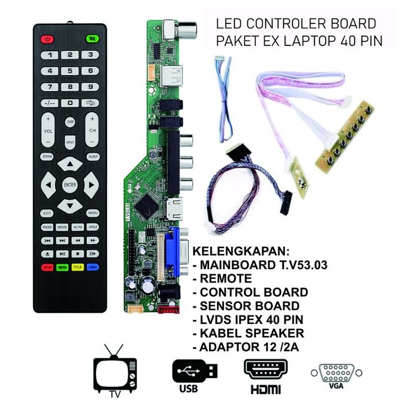 mesin tv universal untuk lcd laptop