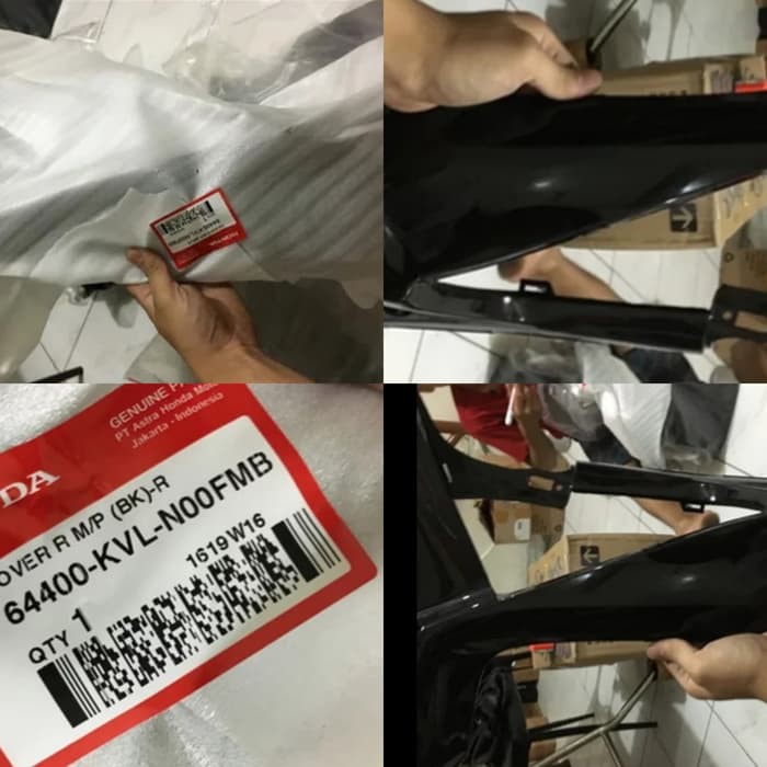 TERLARIS Sayap Kanan Kiri Supra X 125 Batman Original AHM PROMO