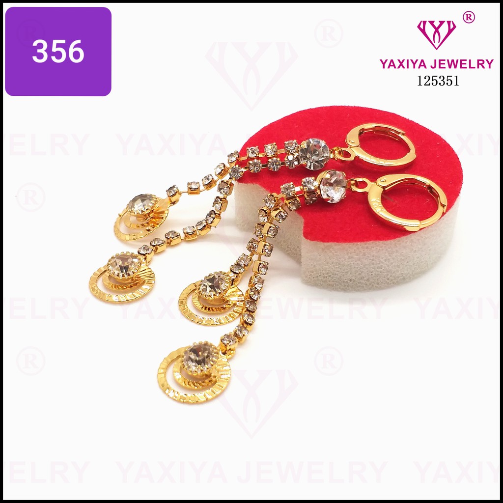 

Anting Jurai Permata Lapis Emas Perhiasan Imitasi Gold 18K Yaxiya Jewelry 356