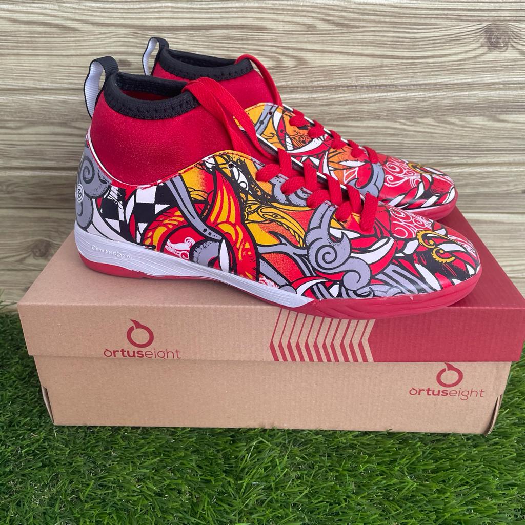 Sepatu Futsal Ortus booth pandawa bima nakula sadewa yudistira