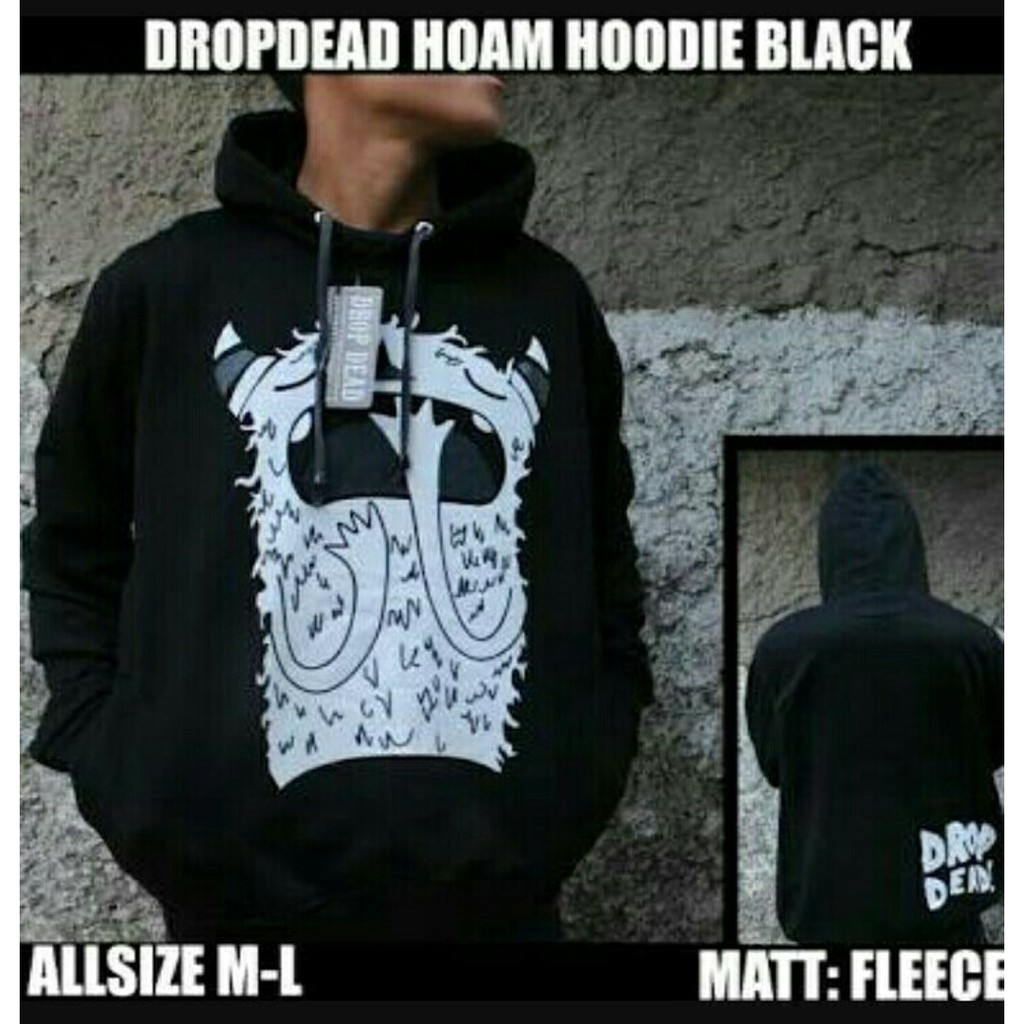 Lihat Detail SWETER DROP DEAD HOAM HOODIE COWOK