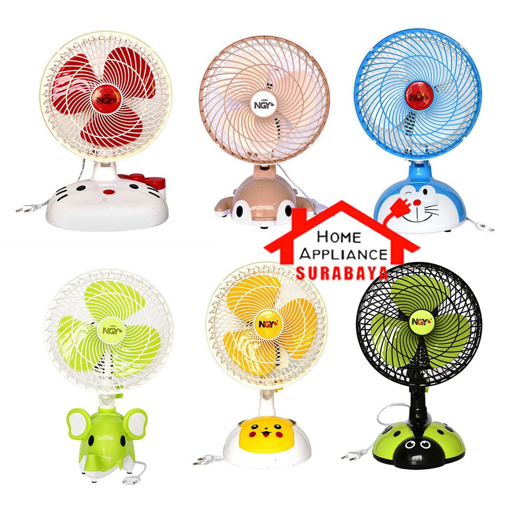 Kipas Angin Meja Karakter Nagoya 8 Inch NG-188 - Portable Desk Fan Character NG 188