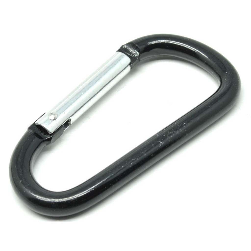 D-Type Carabiner Buckle Hanging Aluminium 78mm 10KG - CC1