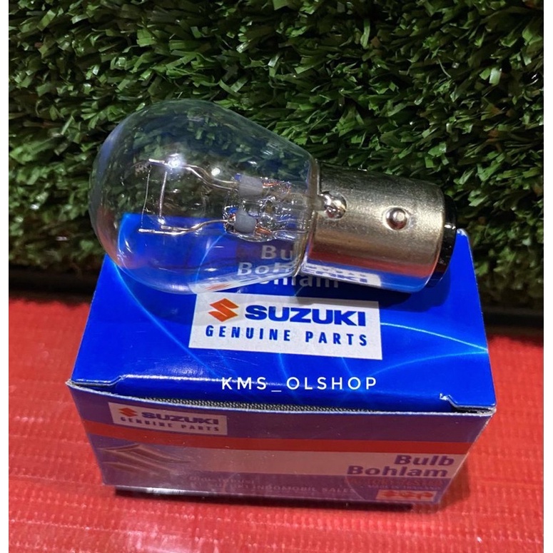 Bohlam Stop / Bulb / Lampu Rem Belakang Universal 12V/18W 09471-12008L000 (Asli Suzuki)