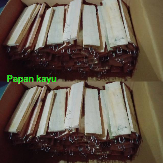 Papan kayu tempel anggrek