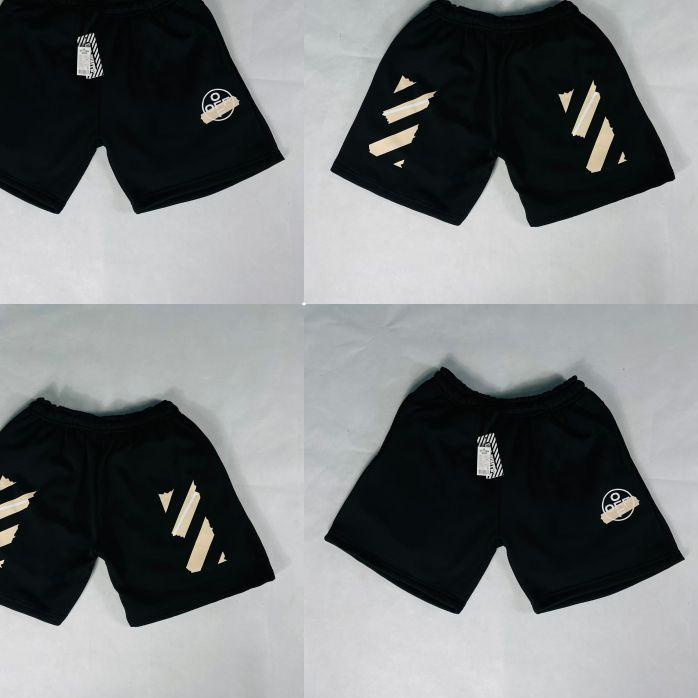 CELANA PENDEK SHORT PANTS OFF-WHITE HITAM PREMIUM AUTHENTIC