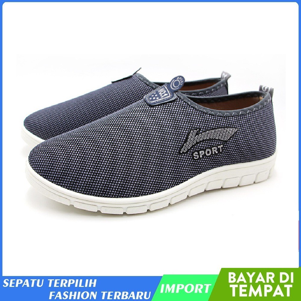 Toread Sepatu Sepatu Slip On Fashion Pria Santai Sepatu Pria Casual Import KSP202